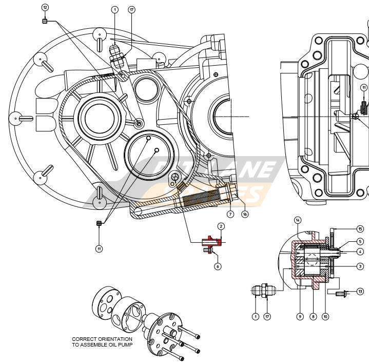 OPTIONAL OIL PUMP Diagram